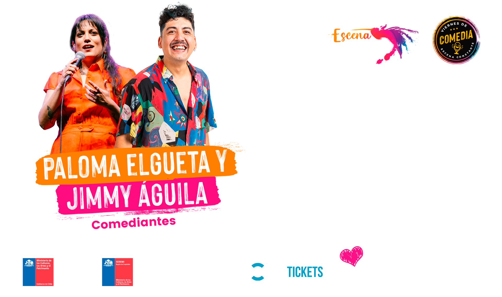 Home 6 ESCENA VIERNES DE COMEDIA jimmy y paloma slide